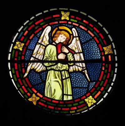 Angel with a Dulcimer, from the Chancel Apse by William Morris